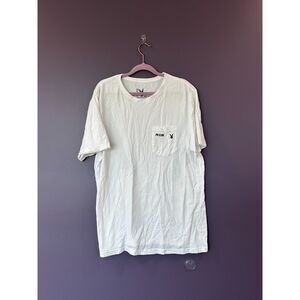 Playboy PB Club Pocket T-Shirt White Size Medium